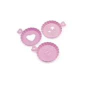 Tatlı ve Kahve Süsleme Şablonu 3 lü 10 cm - 2