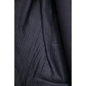 Çok Amaçlı Müslin Pamuklu Bebek Örtü ve Battaniye Kumaşı Müslin Bez Siyah 27 thumbnail 2