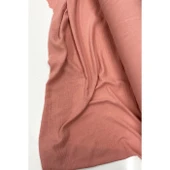 Keten Kumaş - Organik Kumaş - Perde Kumaşı - Ince Keten - Kıyafet Için Kumaş Örtü Pudra 30A thumbnail 1