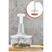 Yakut Üstten Basmalı El Rondo Blender Çelik Bıcaklı Beyaz - 1