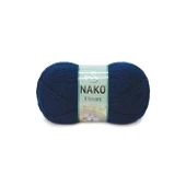 5 Adet Vizon Premium Akrilik El Örgü İpi Yünü Renk No:148 Lacivert thumbnail 2