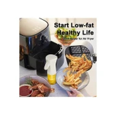 Zeytinyağı Limon Cam Sprey Şişesi Cam Yağ Püskürtücü Yağdanlık Airfryer Tasarruf 200 ml thumbnail 2