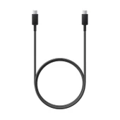 Siyah Type-c To Type-c 1 Metre Hızlı Şarj ve Data Kablosu thumbnail 1