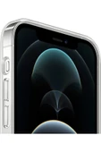 Iphone 12 Kılıf Kamera Lens Korumalı Magsafe Destekli Şeffaf Darbe Emici Sert Kapak - 5