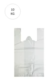 Beyaz Atlet Poşet Orta Boy 29x50 cm Takriben 850 Adet 10 Kg thumbnail 1