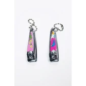 2 Adet Renkli Desenli Figürlü Tırnak Makası 5,5 CM thumbnail 3