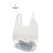 Şeffaf Atlet Poşet Küçük Boy 24x43 cm 1 Paket Takriben 300 Adet thumbnail 2