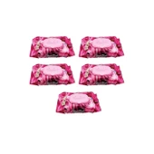 5 Paket Red Rose Islak Havlu Mendil 90 Adet Kapaklı Gül Kokulu thumbnail 3