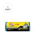 J-350 Jumbo Boy Çöp Torbası 80 x 110 cm 10 Lu Rulo x 5 Paket = 50 Adet (Mavi) thumbnail 1