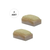 2 Adet Doğal Kabak Lifli Keçi Sütü Sabunu - 2