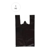 Siyah Atlet Poşet Mini Boy 20x34 cm Takriben 235 Adet 1 Kg thumbnail 2