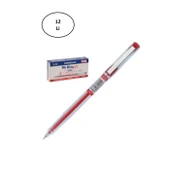 Pensan 6405 My-Kıng Jel Metal Klips Kalem Kırmızı 0,5mm 12'li - 1
