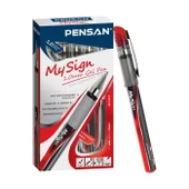 Pensan My Sıgn Jel Roller Kalem Kırmızı 1Mm 12'li - 1