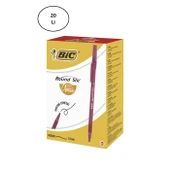 Bic Round Stic Tükenmez Kırmızı Kalem 20'li - 1