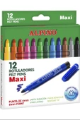Cem Alpino Maxi Keçeli Kalem 12 Renk - 1