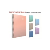 Gıpta Thebook 17x24 Sert Kapak Spiralli Pastel Defter 140 Yaprak Çizgili - 1