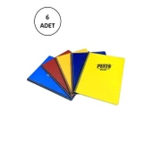 GIPTA Punto Spiral Pp Kapak Defter (a4) 180 Yaprak ( Çizgili ) 6 Adet - 1