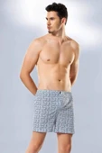 Erkek Penye Empirme Boxer Desenli - 1119A thumbnail 1