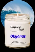 Doğal Özel Seri Kokulu Dekoratif Kavanoz Mum 210 cc - Okyanus Esansı - RYL thumbnail 1