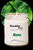 Doğal Özel Seri Kokulu Dekoratif Kavanoz Mum 210 cc - Nane Esansı - RYL thumbnail 2