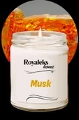 Doğal Özel Seri Kokulu Dekoratif Kavanoz Mum 210 cc - Musk Esansı - RYL thumbnail 2