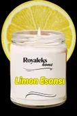Doğal Özel Seri Kokulu Dekoratif Kavanoz Mum 210 cc - Limon Esansı - RYL thumbnail 2