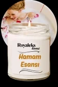 Doğal Özel Seri Kokulu Dekoratif Kavanoz Mum 210 cc - Hamam Esansı - RYL thumbnail 2