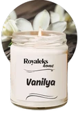 Doğal Özel Seri Kokulu Dekoratif Kavanoz Mum 210 cc - Vanilya - RYL thumbnail 1
