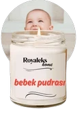 Doğal Özel Seri Kokulu Dekoratif Kavanoz Mum 210 cc - Bebek Pudrası - RYL thumbnail 2