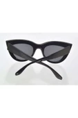 Siyah Çerçeve Cat Eye Kadın Güneş Gözlüğü - Moda Gözlük thumbnail 3