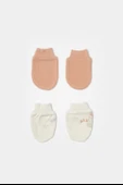 Bibaby Biorganic Teach Me 2'Li Bebe Eldiven 72240 Red - 1