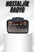 Müzik Kutusu Bluetooth Bağlantılı El Fenerli Nostaljik Tasarım Radyo thumbnail 1