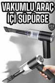 Araç İçi Süpürge Filtreli Şarjlı Süpürge Vakumlu Yıkanabilir thumbnail 1