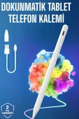 Tablet Kalemi iOS Android Windows Uyumlu Yedek Uçlu Universal Çizim Kalemi thumbnail 1