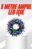 Karışık Renk Pilli Led Işık Çok Fonksiyonlu Enerji Tasarruflu 5 Metre thumbnail 1