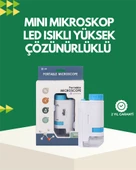 LED Aydınlatmalı 80–200 Kat Büyütmeli Cep Mikroskop thumbnail 1