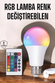 Led Ampul Enerji Dostu RGB Işıklı 100W Led Işık thumbnail 1