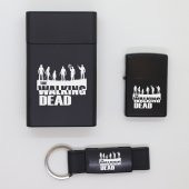 The Walking Dead Metal Sigara Kutusu, Zippo Çakmak ve Anahtarlık Seti - 1