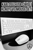 Q Klavye Klavye ve Mouse Seti USB Girişli Kablosuz thumbnail 1