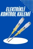Çift Uçlu Kontrol Kalemi Elektrik Test Kalemi Şeffaf thumbnail 2