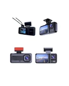 Geri Görüş Destekli Full HD Araç Kamerası – Gelişmiş 3 Kameralı Kayıt Çözümü - 1