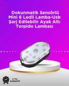 Kablosuz Manyetik Montajlı Araba İçin 7 Renkli Ambiyans Işığı Seti thumbnail 1