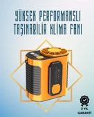 Yüksek Hızlı Mini Klima Fan – 11 m/s Rüzgar Gücü, 100 Hız Ayarı thumbnail 1