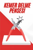 Kemer Delme Pensesi 6 Farklı Boyutta Kemer Delici Ev Deri Kemer thumbnail 2