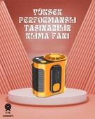 Sessiz Turbo Fan – Kamp, Spor, Ofis İçin Taşınabilir Mini Soğutucu - 1