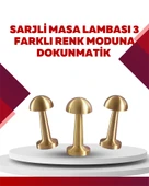 Şarjlı Dimmerli LED Masa Lambası - 4 - 8 Saat Aydınlatma thumbnail 1