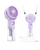 Dönen Su Sisli El Fanı – 4 Kademeli Rüzgar, Şeffaf Su Haznesi, Sessiz Çalışma thumbnail 2