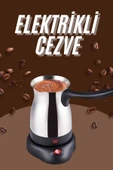 Çelik Kahve Makinesi Cezve 800 Watt Paslanmaz Çelik Türk Kahvesi Makinesi thumbnail 1