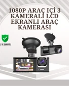 TA-01 1080P Ön 720P Arka ve İç Kamera Sistemli DVR - 1