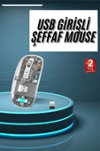 Kablosuz Mouse Fare Şarjlı Bluetooth Wireless Çift Modlu Sessiz thumbnail 1